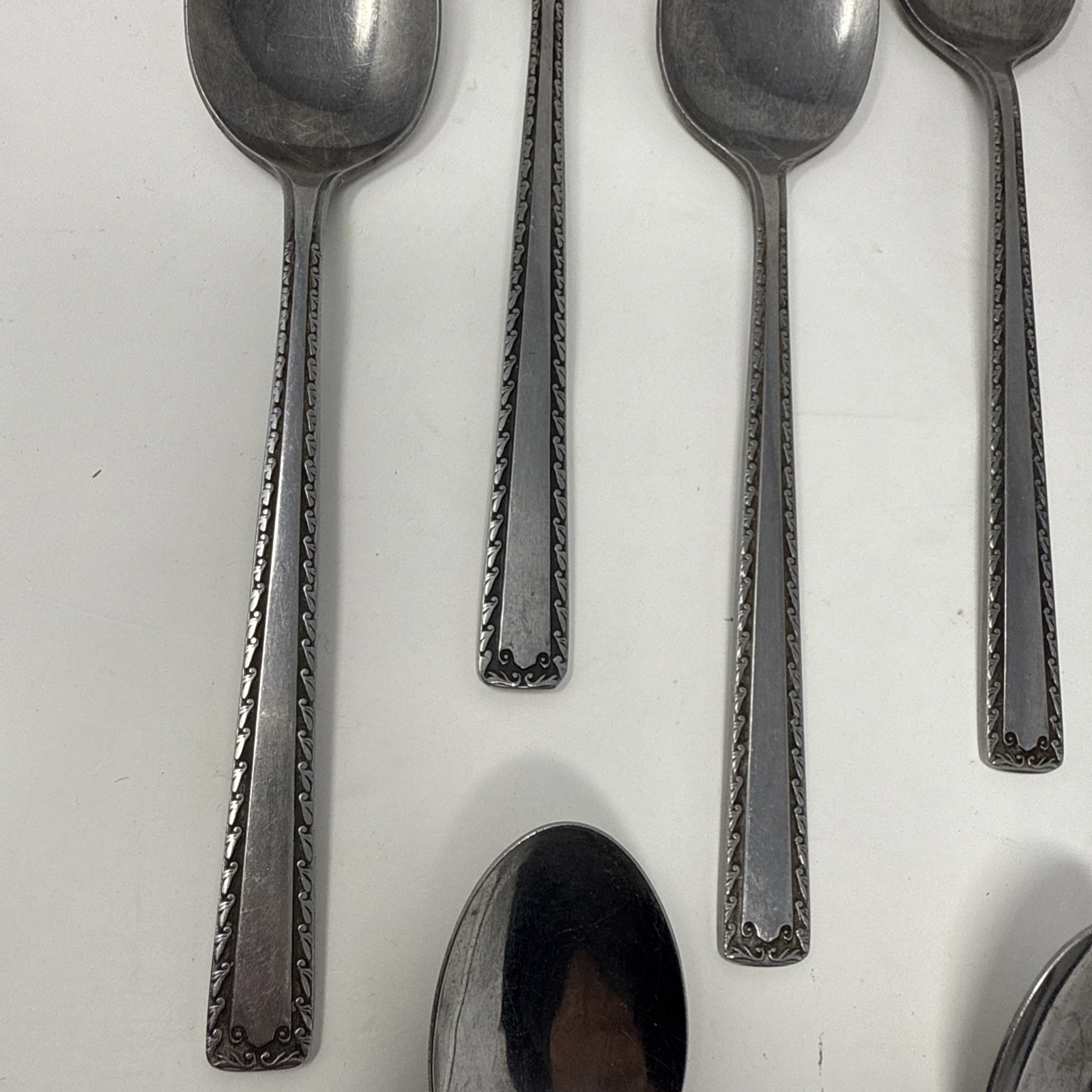 Watertown Scroll Side 5 Tablespoons 2 Teaspoons Stainless Japan Flatware Read
