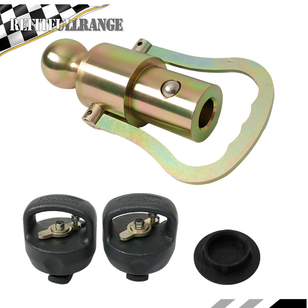 Trailer Hitches GNXA2061 Ball & Safety Chain Set For Ford/GM/Nissan Truck Models