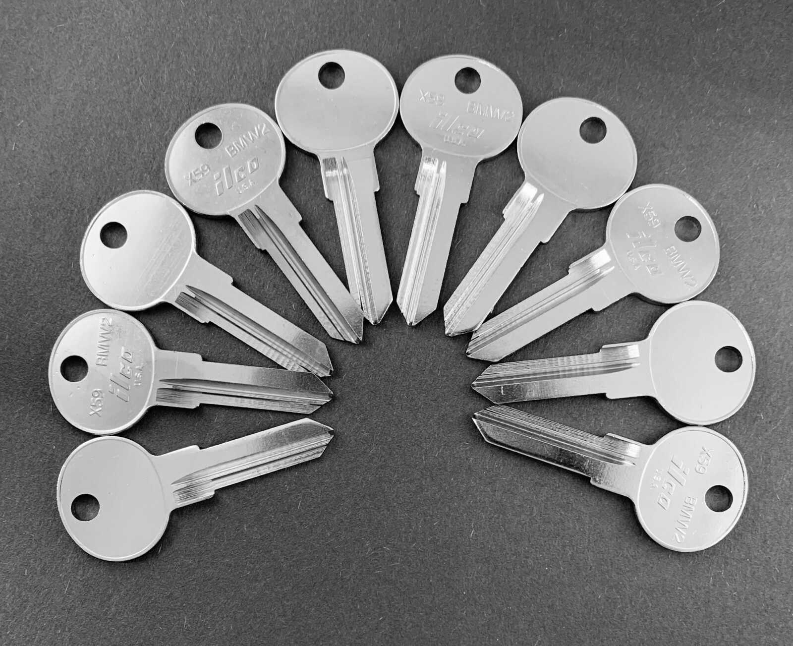 Lot of BMW2 X59 BM-HB Type Key Blanks for BMW