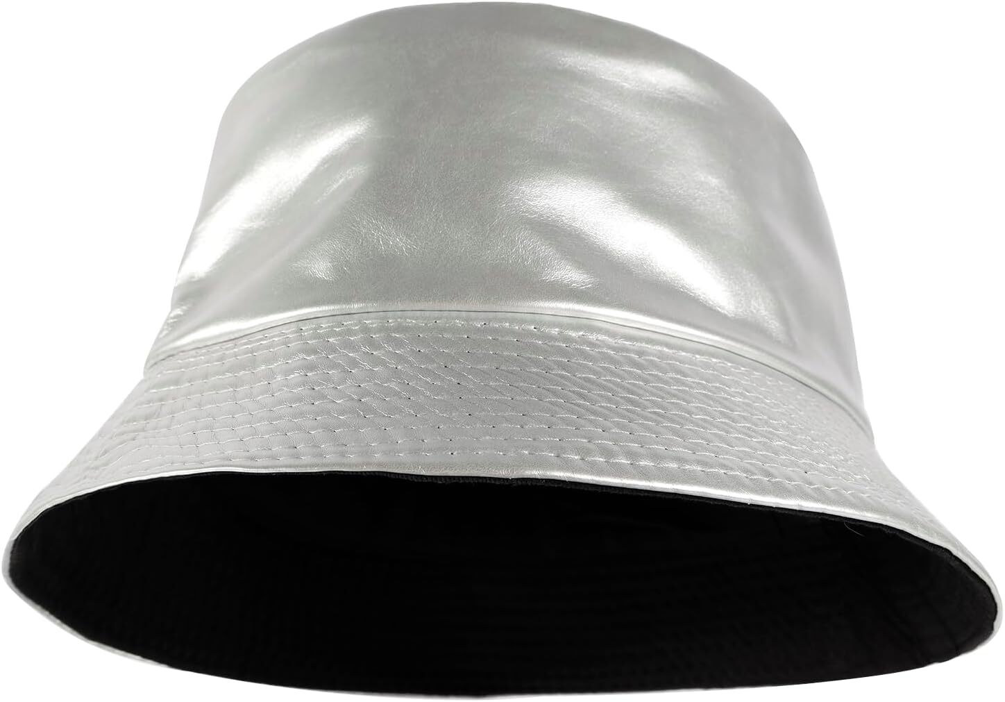 JAZTAKU Unisex Silver Bucket Hat Waterproof Rain Medium-Large, A3:silver