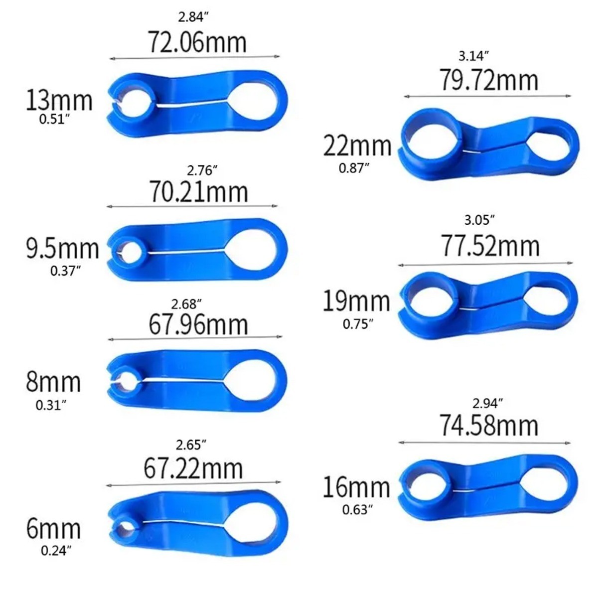 7Pcs Fuel Line Disconnect Tool Set