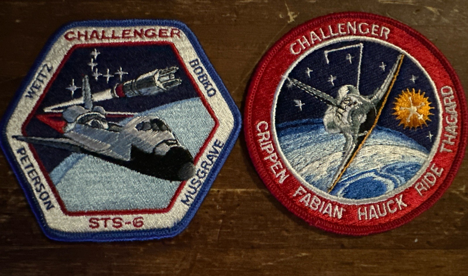 NASA Space Shuttle Challenger Patches LOT Of 2