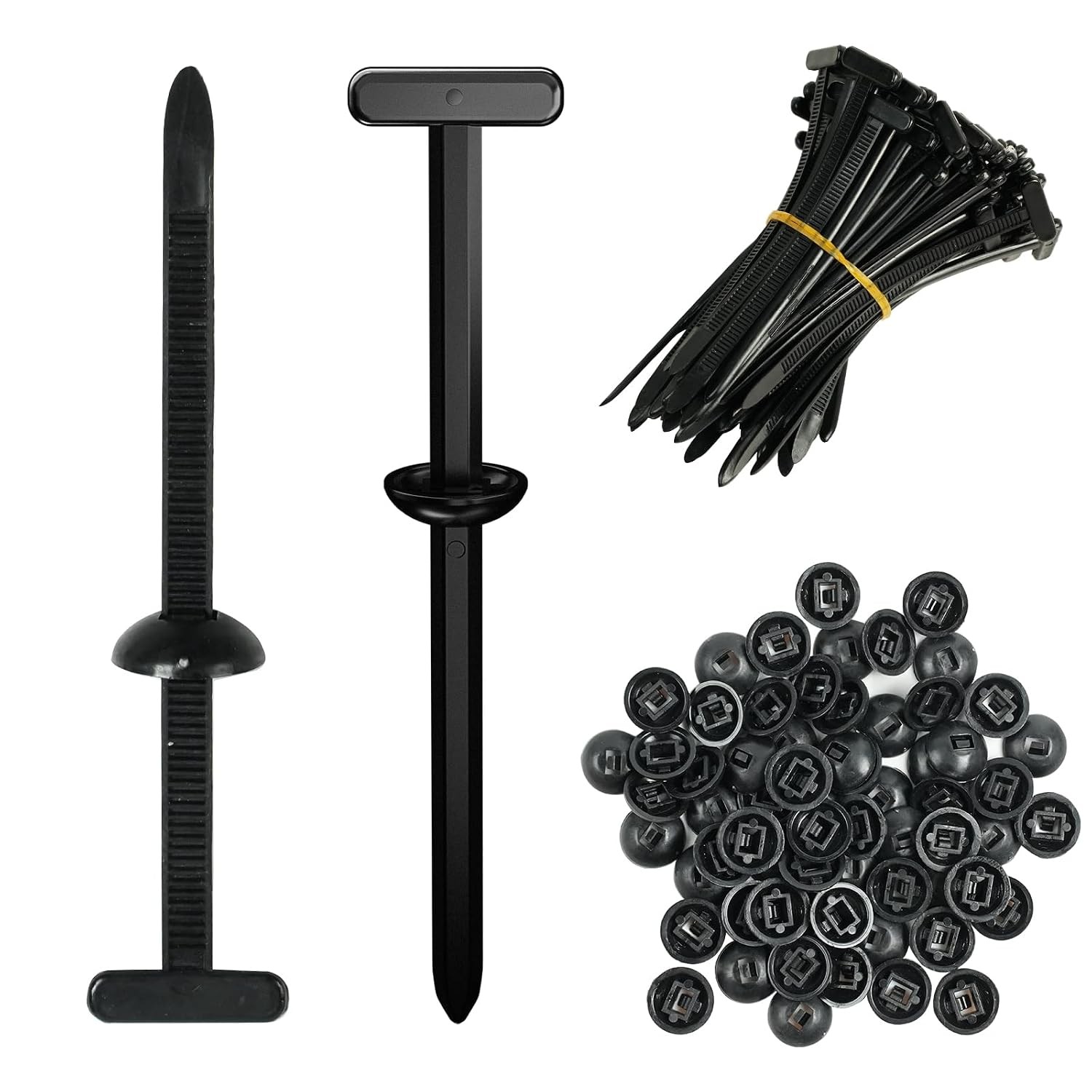 Heavy Duty Nylon Self Locking Universal Cable Ties 50 PCS Zip Ties Buckle