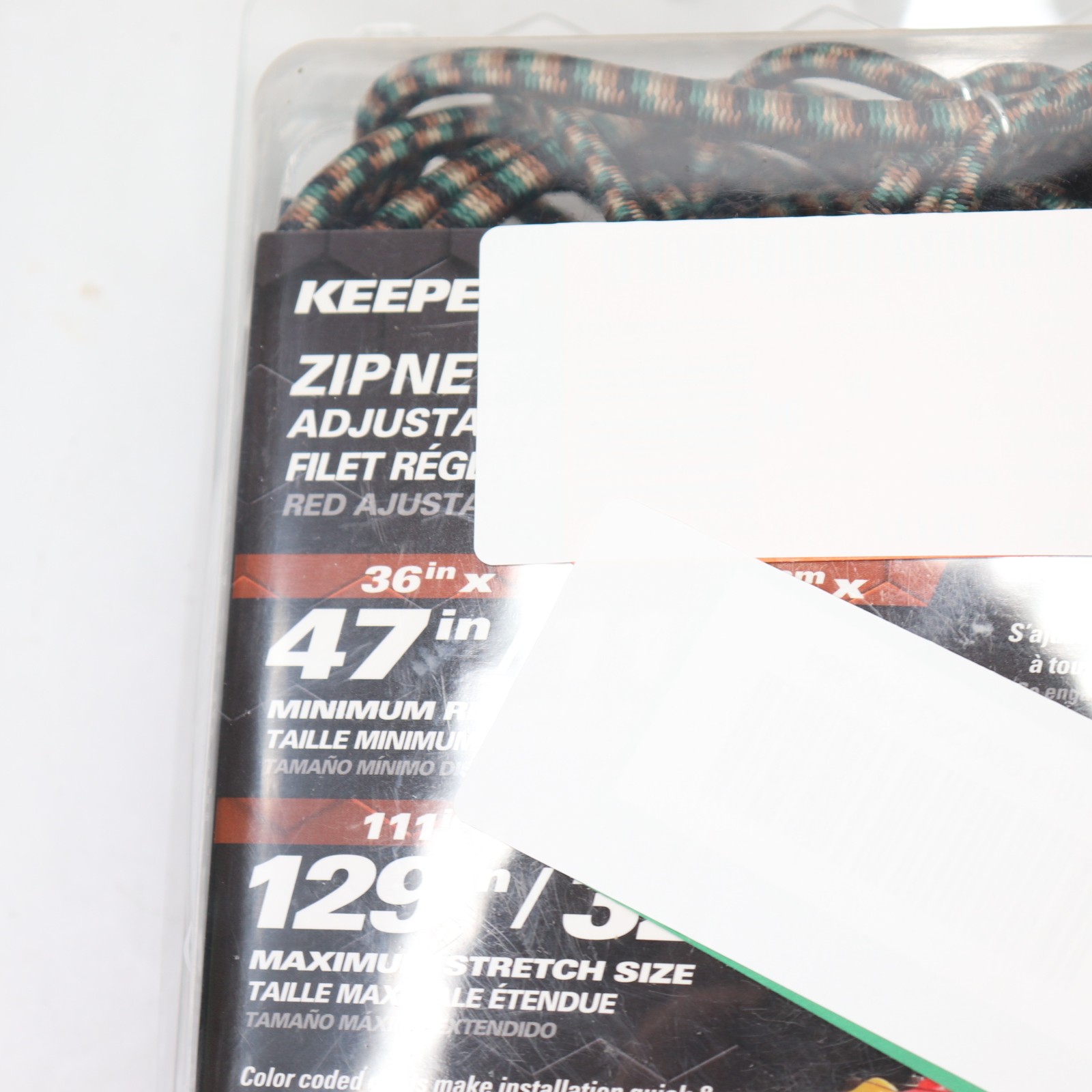 Keeper ZipNet Camo Adjustable Cargo Net