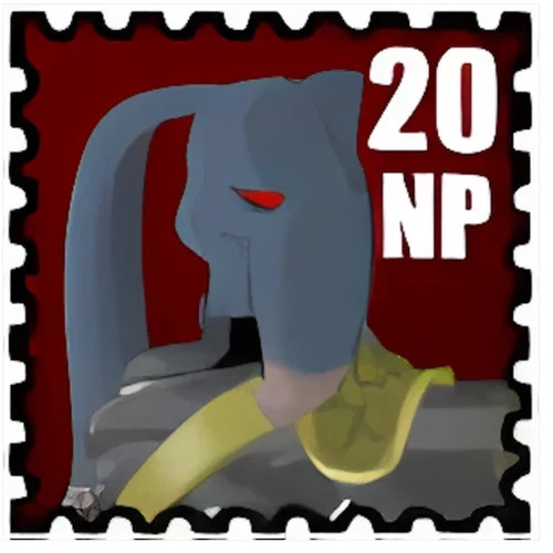Neopets - Commander Garoo Stamp