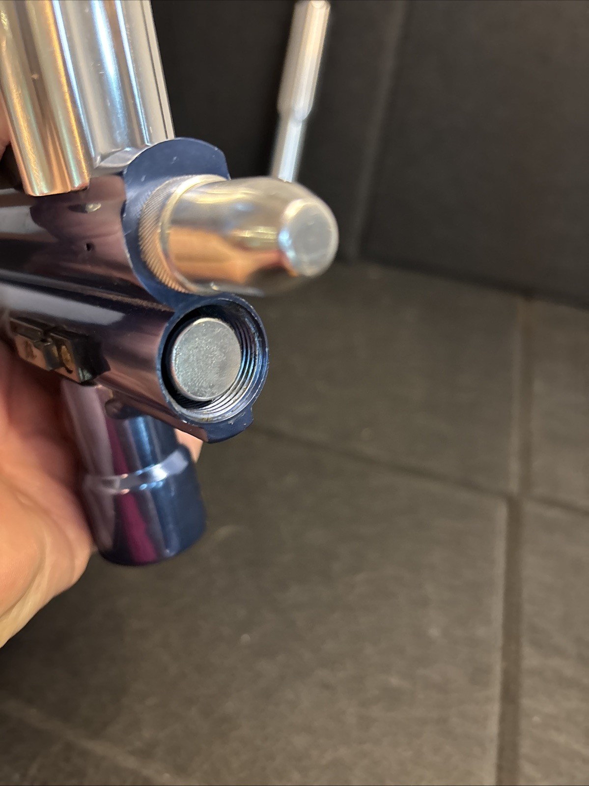 View Loader Orion Paintball Gun Rare Blue Handle Tested