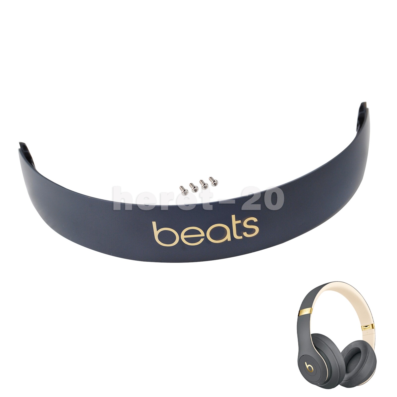 Shadow Grey Headband Replacement Parts For Beats Studio 3.0 Wireless Headset