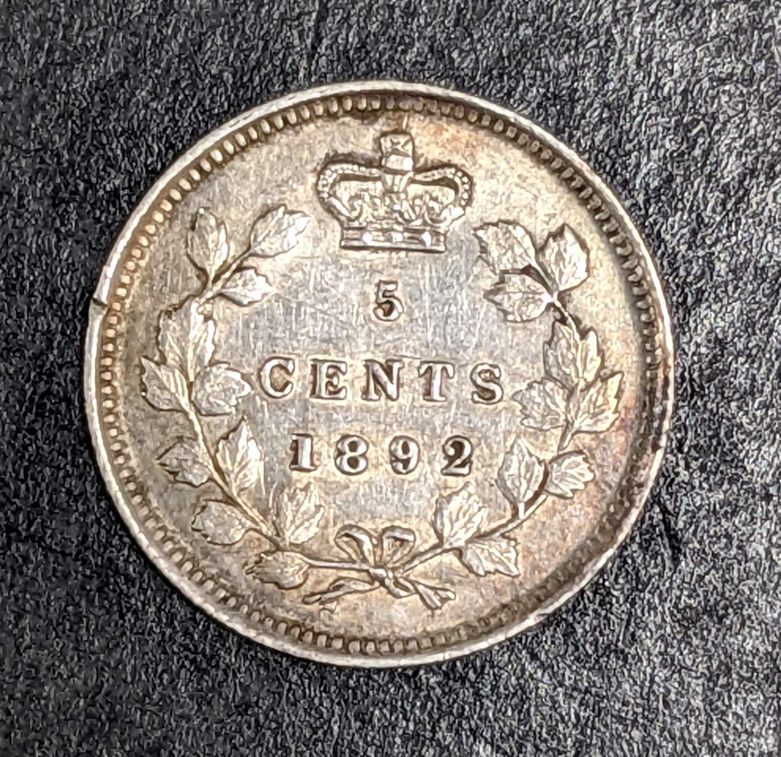 1892 Canada 5 Cent Victoria