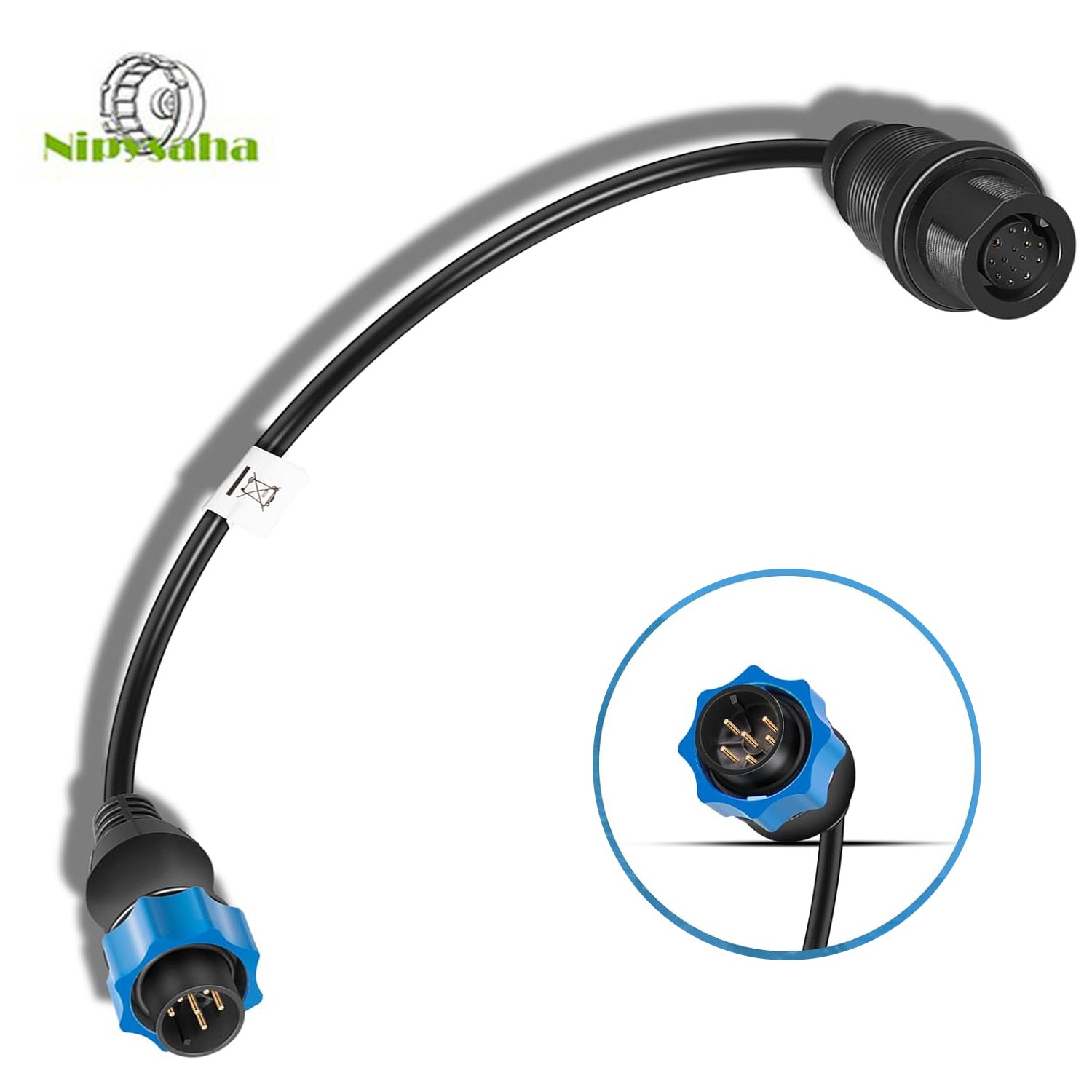 MKR-DSC-10 1852077 DSC Adapter Cable for Lowrance 7pin Fish Finder,for Minn Kota