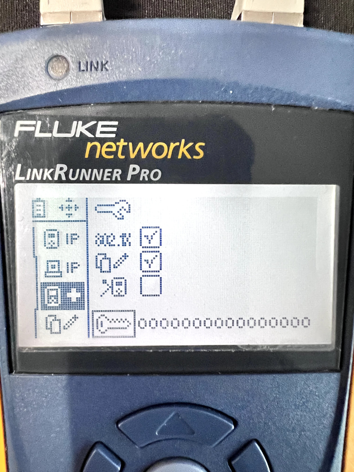 Fluke Networks LinkRunner Pro Network Multimeter + IntelliTone 200 Probe + Case