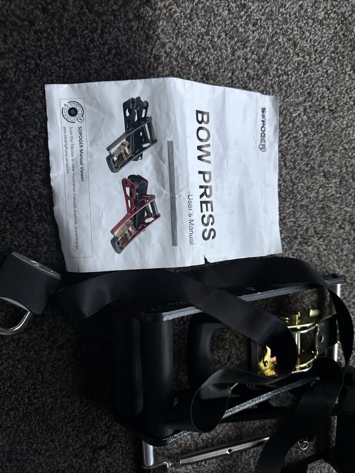 SOPOGER ARCHERY COMPOUND BOW PRESS NEW ( CP2017509)
