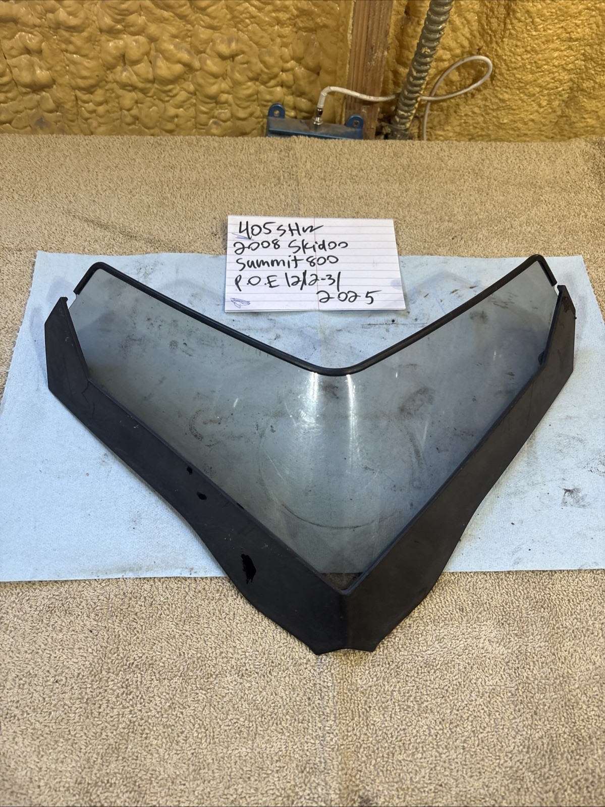 2008 skidoo summit 800 windshield assembly 405