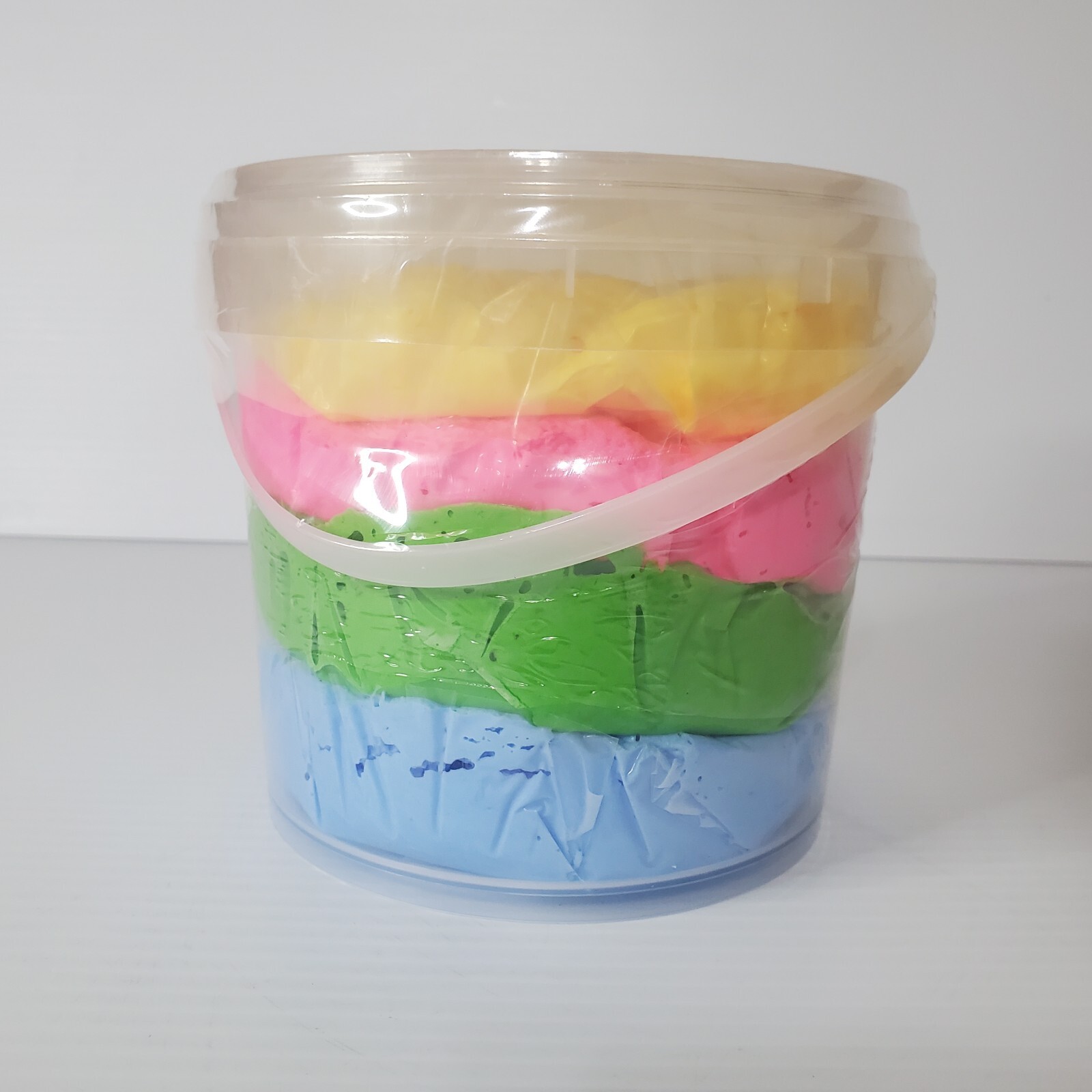 High Bouncing Putty 14 Oz Bucket Kids Toy Rainbow Multicolor