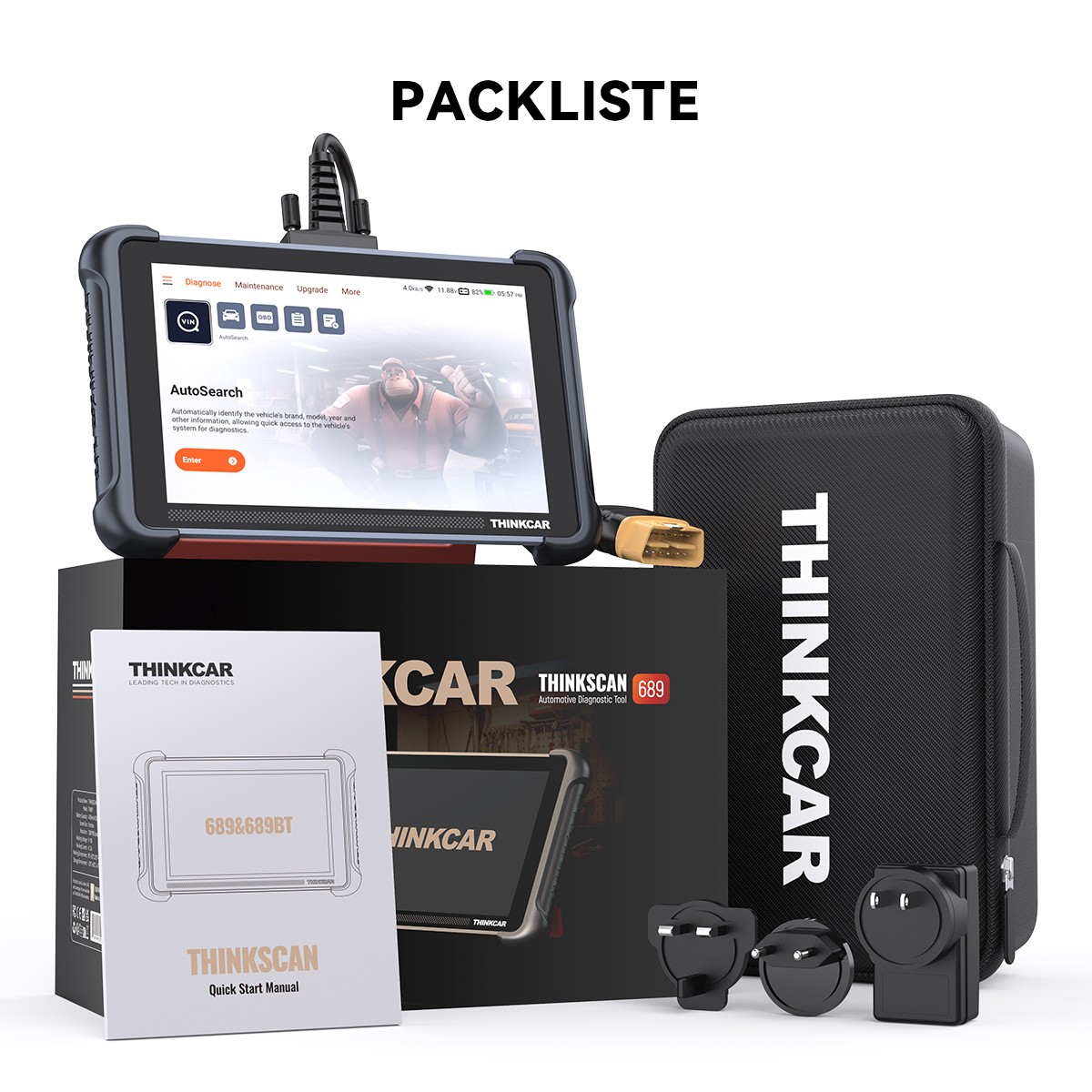 ThinkScan 689 Car Auto OBD2 Diagnostic Device ALL System Reader Scanner Tool US