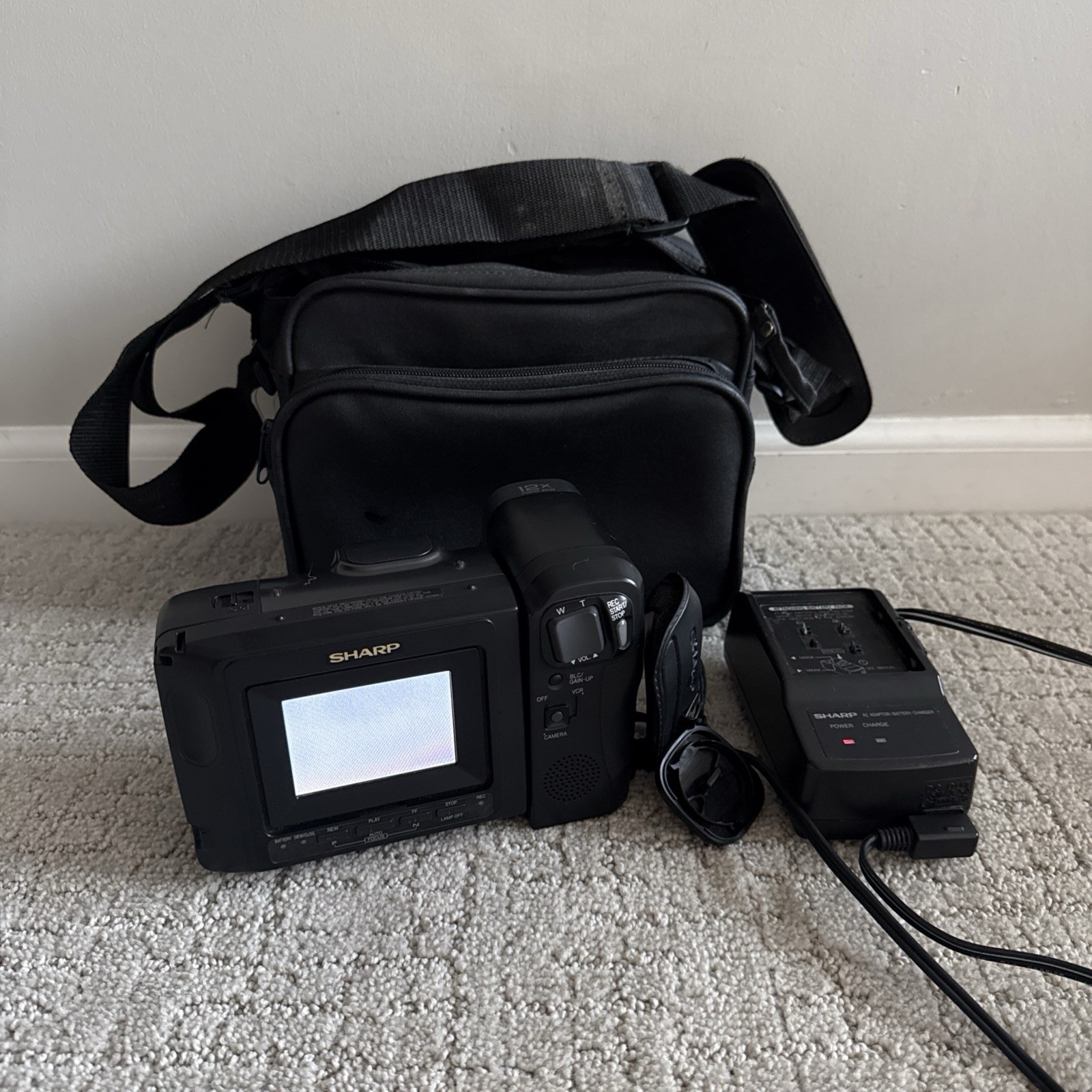 Sharp Viewcam VL-E39U VL-E39 8mm Video8 Camcorder VCR Video Transfer TESTED READ
