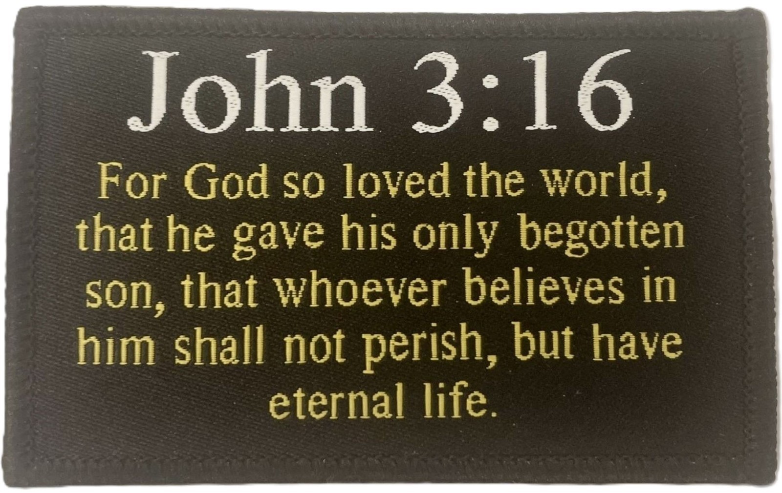 Religious Tactical Morale Patch Set - Bible Verse Collection - Hook and Loop 3x2