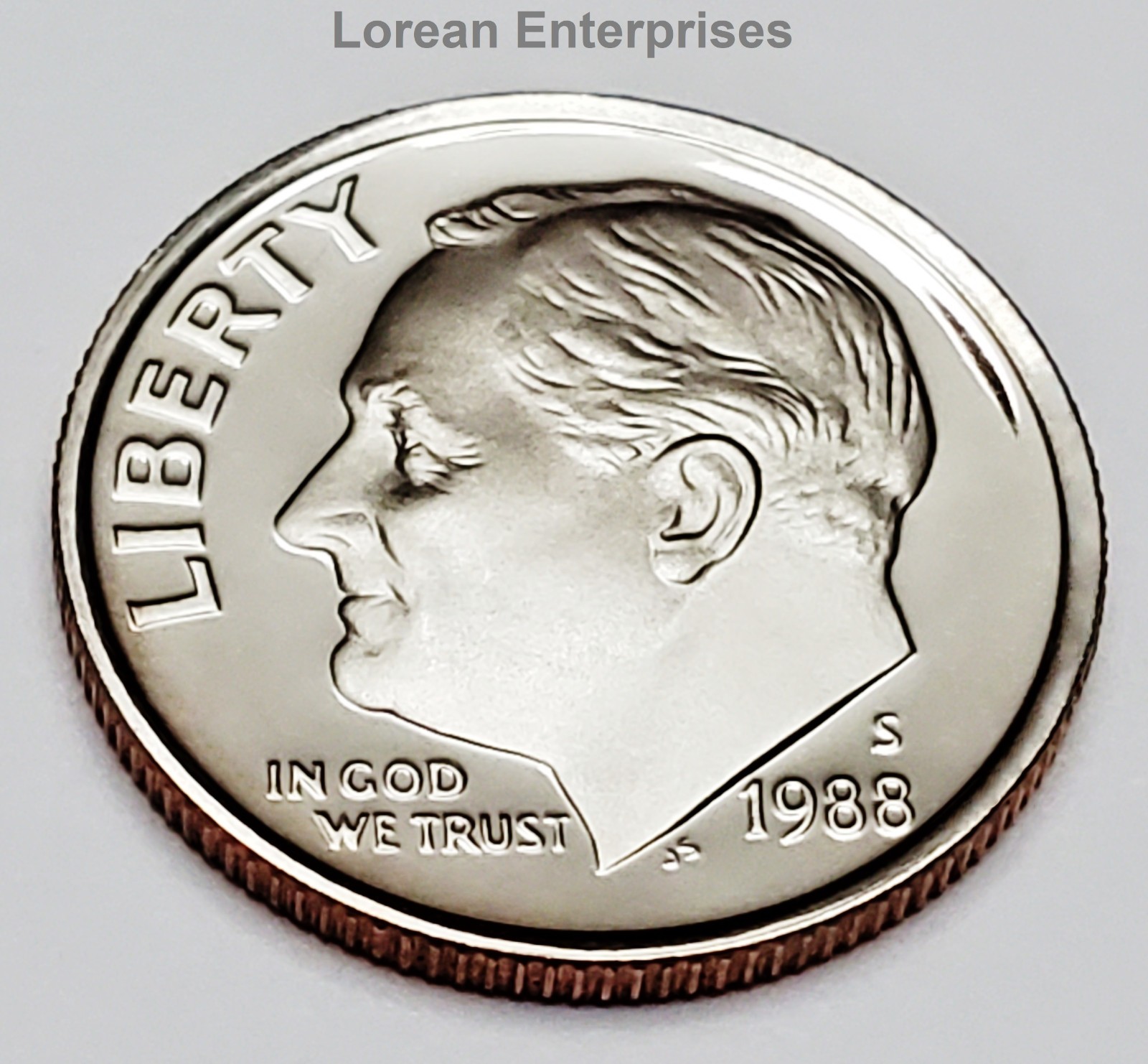 1988 S Roosevelt Dime CLAD ✼ PROOF✼