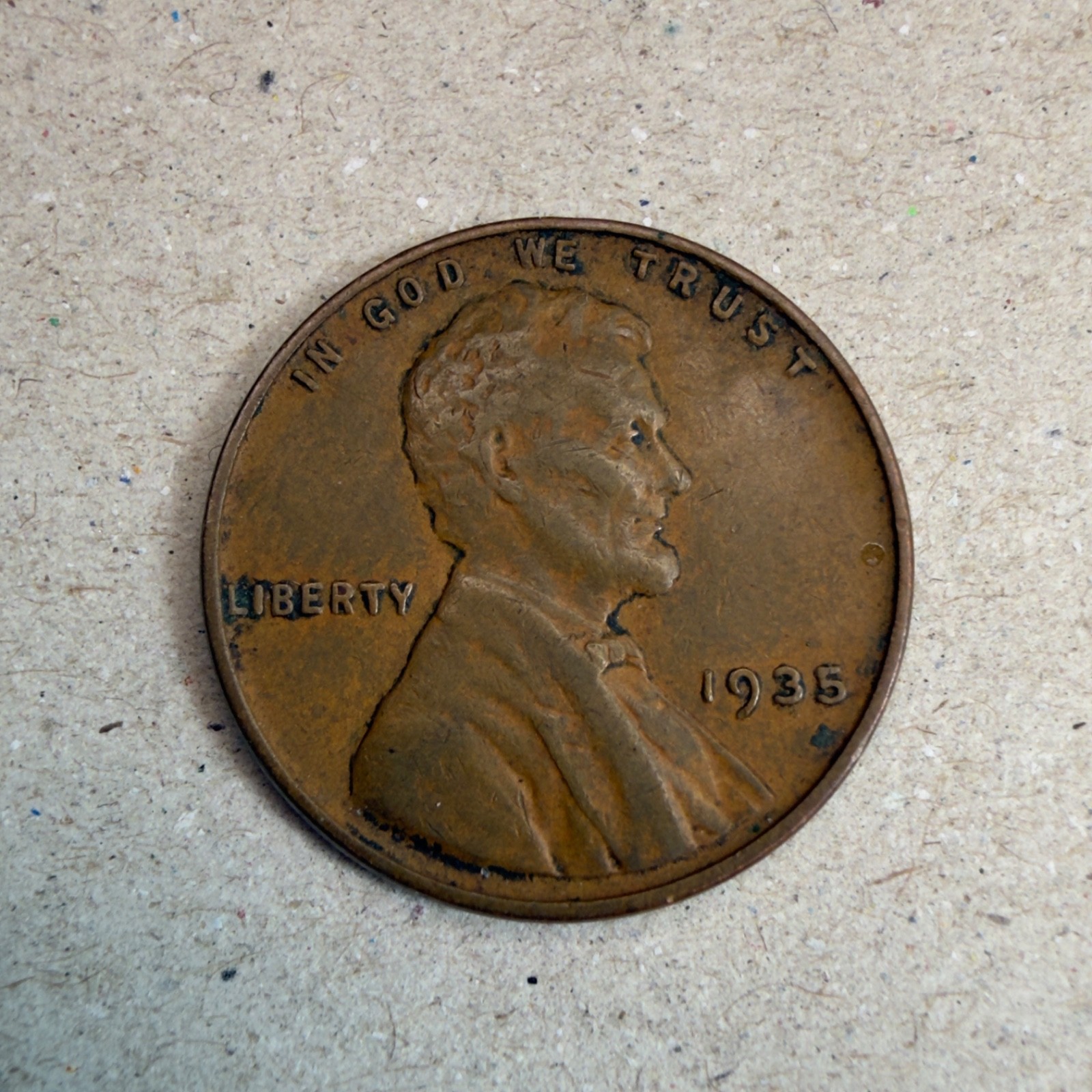 1935 Lincoln WHEAT 1C - Very Fine + (High VF/XF) Condition - Great Details!