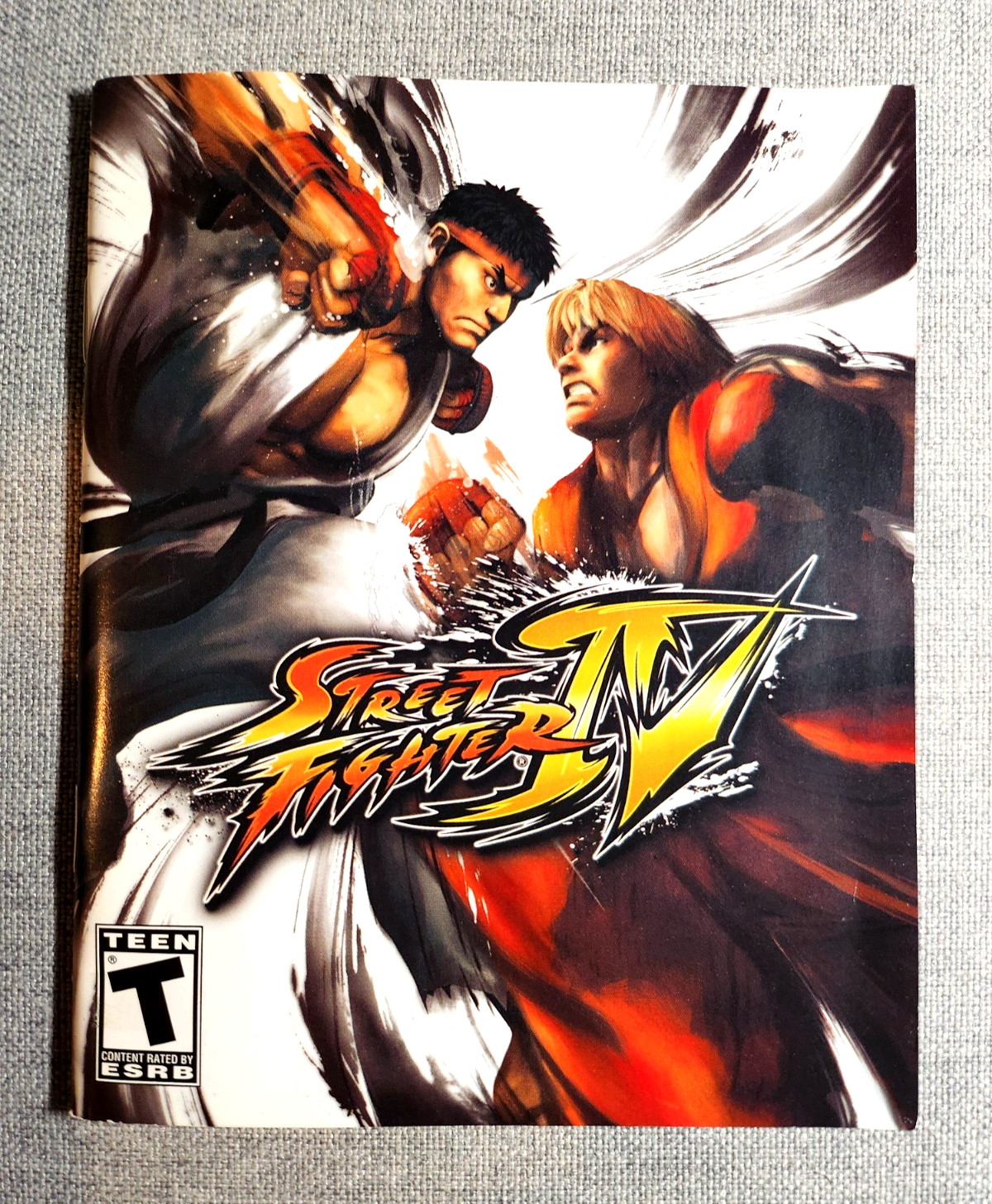 Street Fighter IV Instruction Manual Only - PS3 PlayStation 3