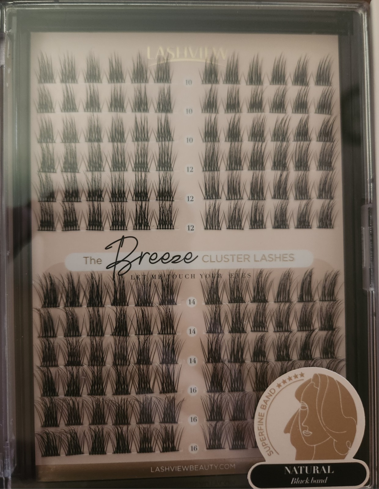 Lashview Lash Clusters Kit, DIY Eyelash Extensions