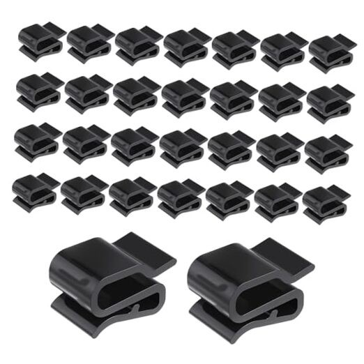 30 Pcs Trailer Wire Clips Photovoltaic Clamp Plastic Wires Clip Trailer Frame