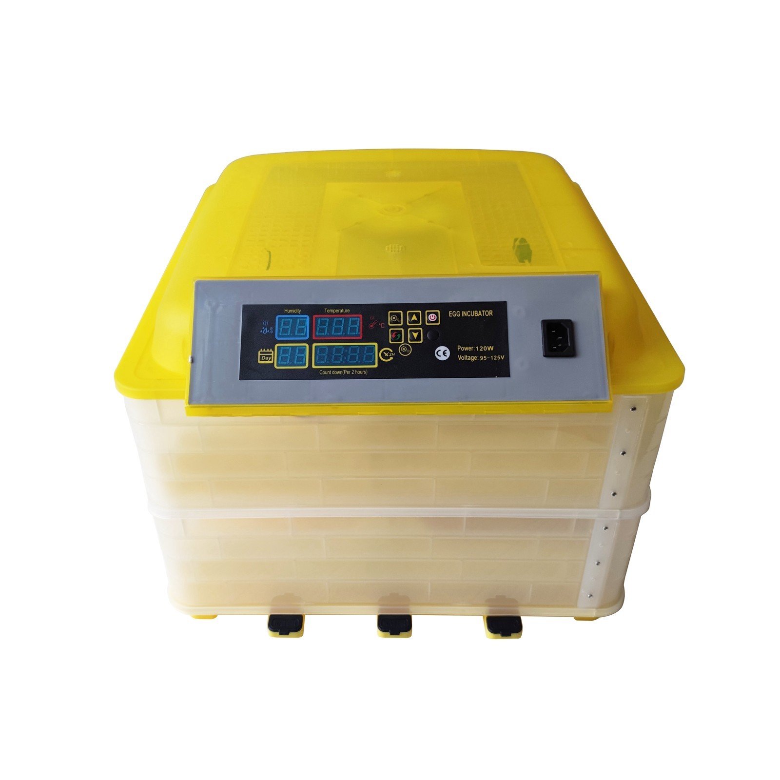 112 Eggs Automatic Poultry Incubator 2 Layer Small-Scale Poultry Hatching 110V