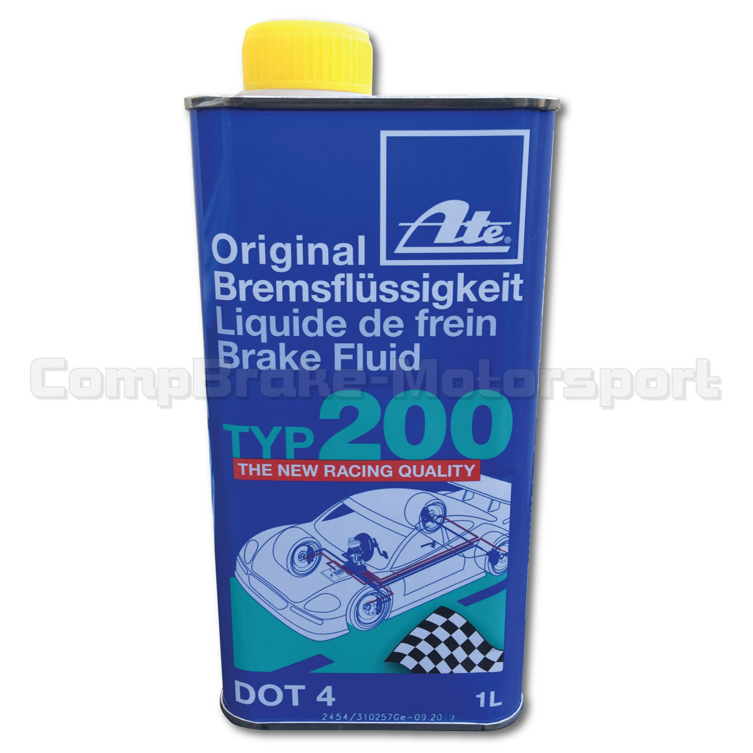ATE Typ 200 DOT4 Performance Racing Brake Fluid (Replaces Super Blue) FREE