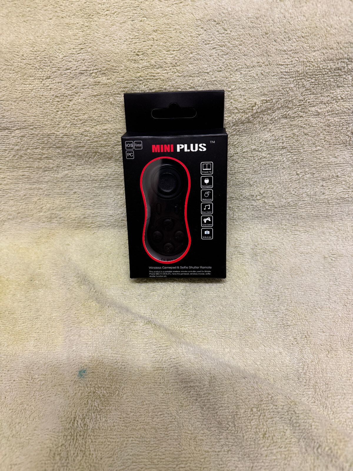 Mini Plus Wireless Gamepad And Selfie Shutter Remote ~ New Open Box