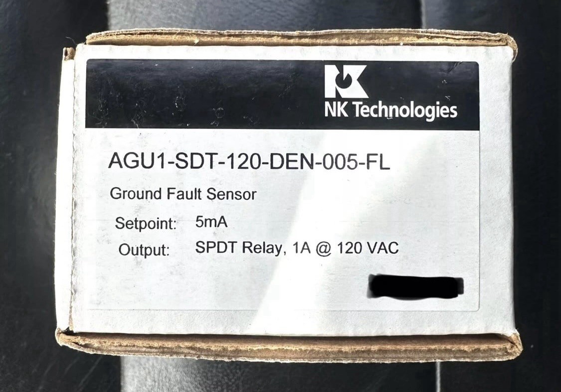 NK TECHNOLOGIES AGU1-SDT-120-DEN-005-FL GROUND FAULT SENSOR