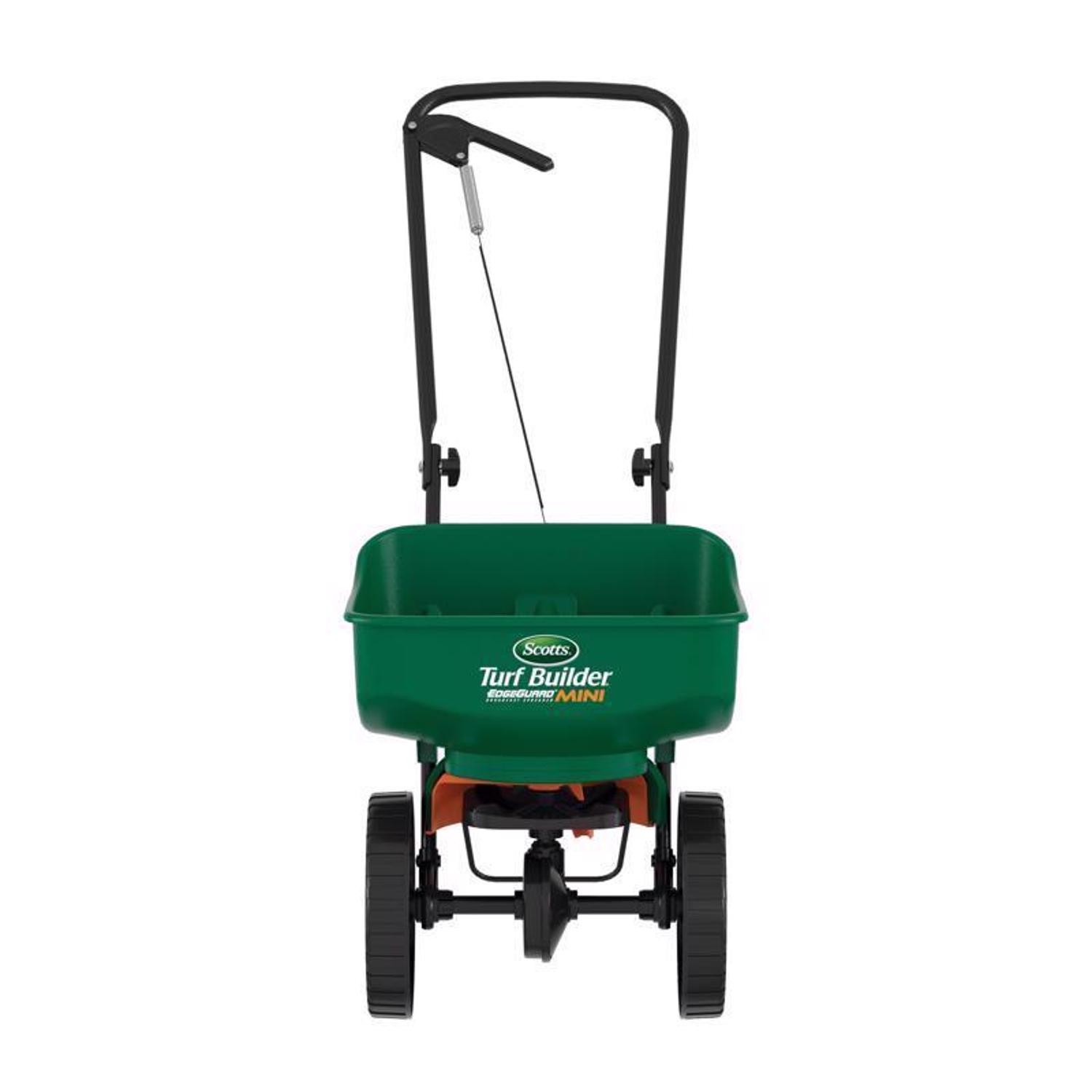 Scotts 76121 Plastic 5000 sq. ft. Hold Fertilizer Broadcast Spreader 45.2x20 in.