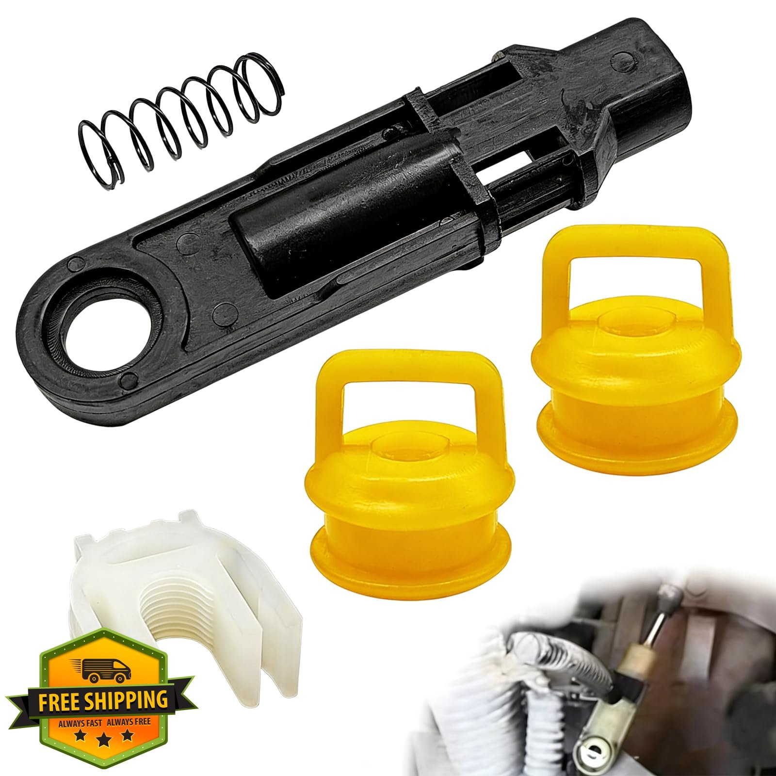 KoiLuvGo Transmission Shifter Cable Bushing Repair Kit 14104 15276979