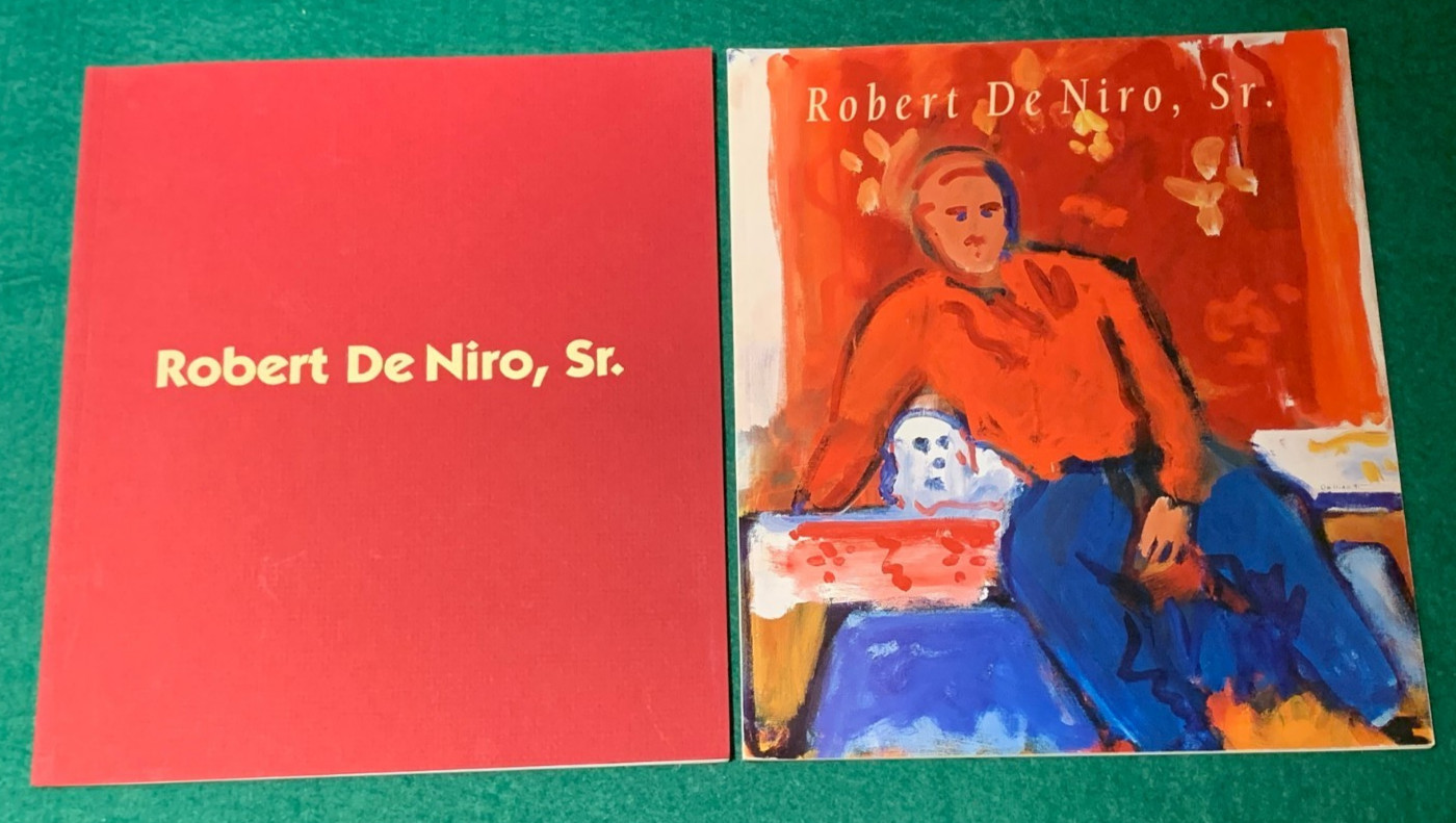 (2) Robert De Niro Sr. Art Exhibition Catalogs 1990s NY & SF