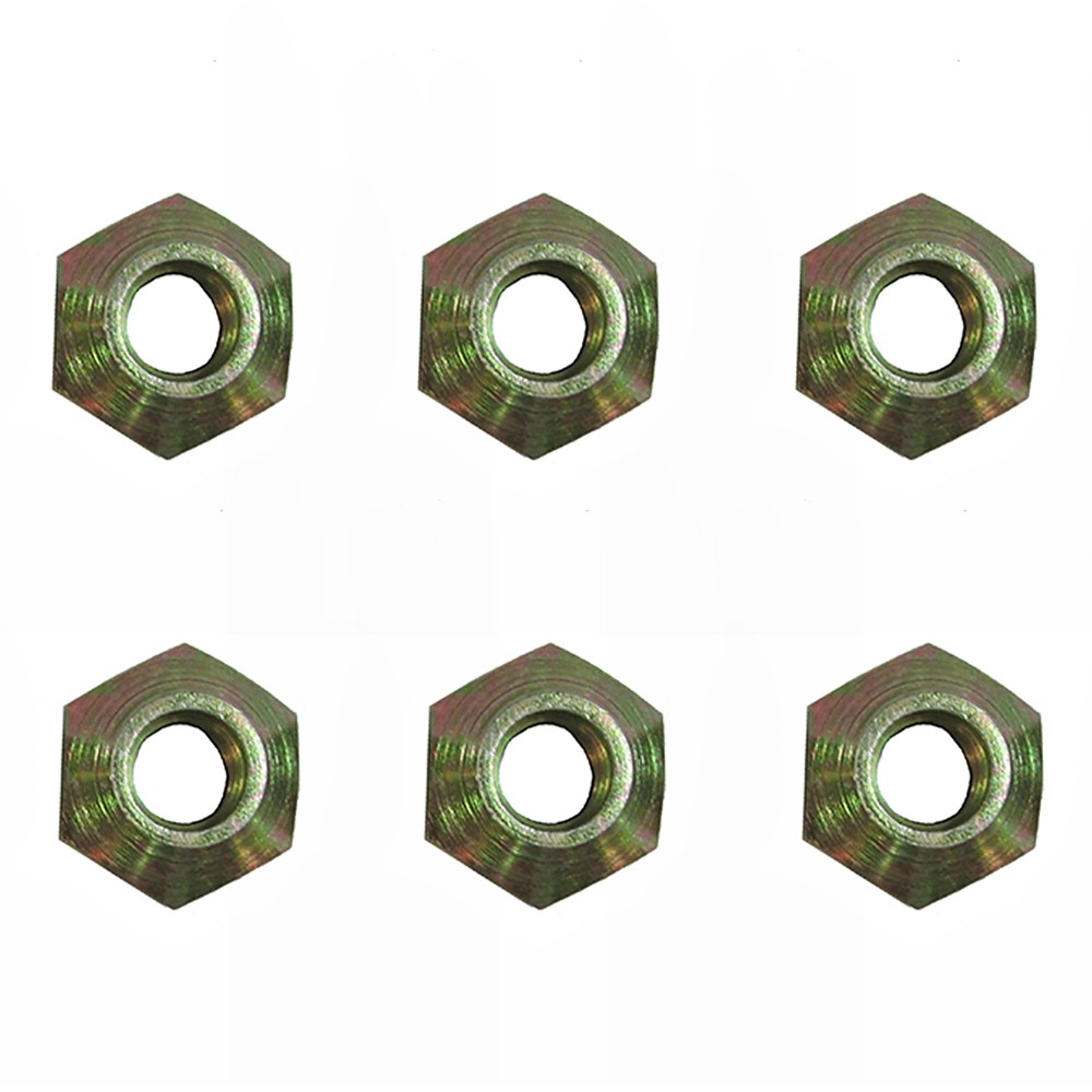 Set of 6- Wheel Lug Nuts 1/2" X 20 pitch, fits in Fits Massey Ferguson TO20 TO30