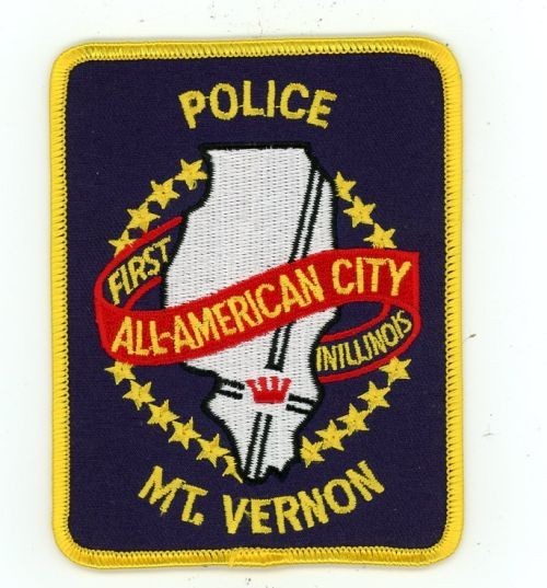 ILLINOIS IL MT VERNON POLICE NICE SHOULDER PATCH SHERIFF