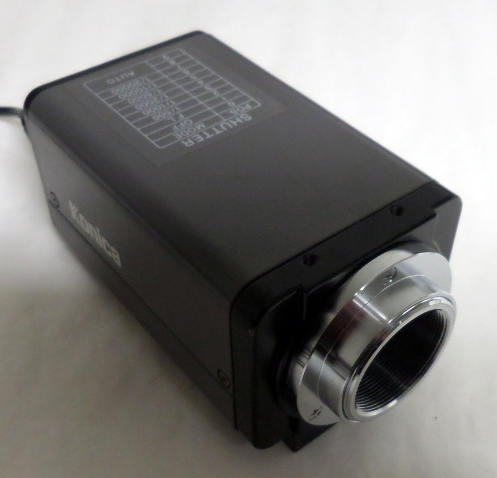 KONICA MODEL KS-30 MKII CCD CAMERA WITH POWER SUPPLY