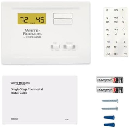 Emerson NP110 Non-Programmable Single Stage Thermostat, 4, 0.5