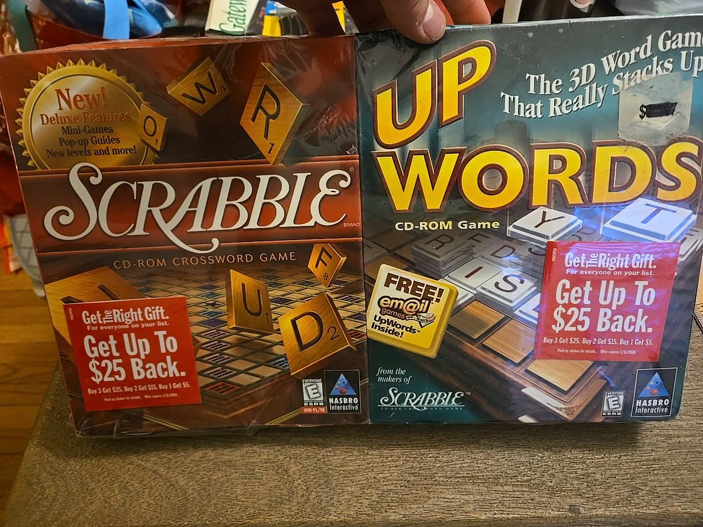 Up Words & Scrabble Hasbro Interactive PC CD ROM Game Windows 95/98 See All Pics