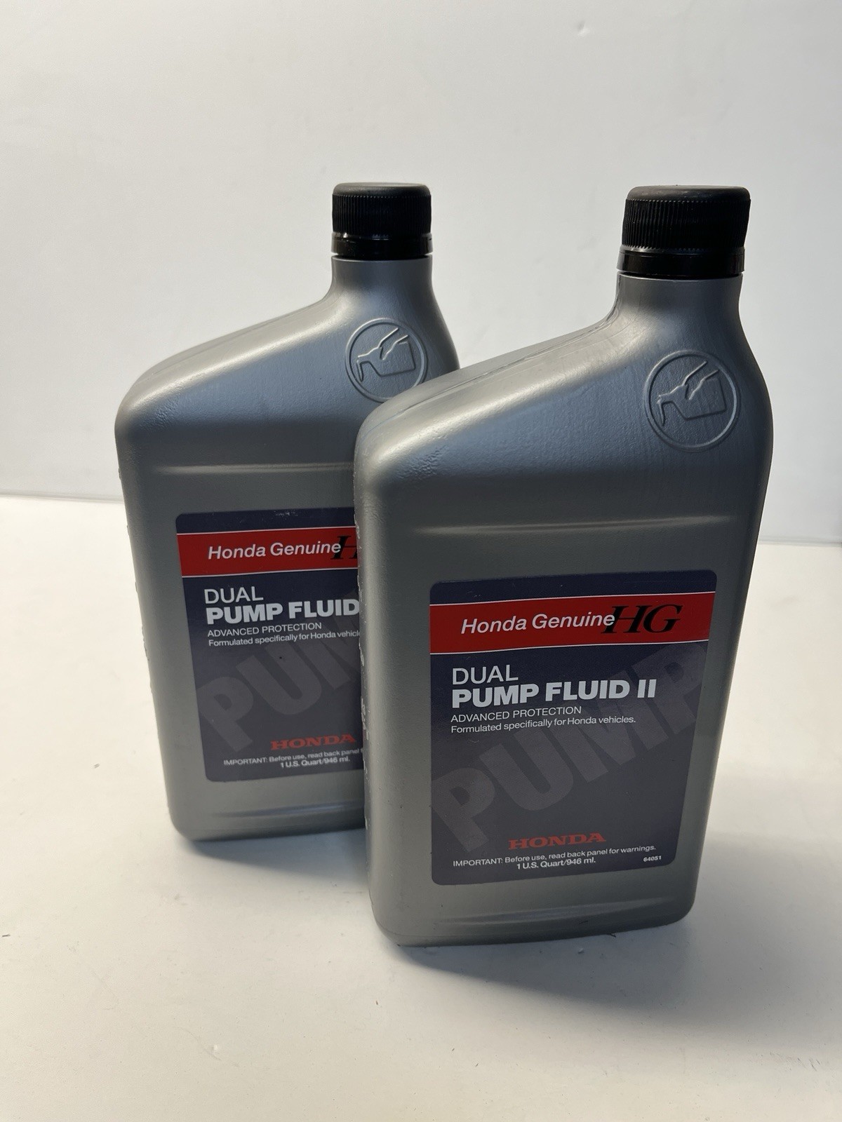 2 Quarts Honda OEM Dual Pump Fluid II 08200-9007