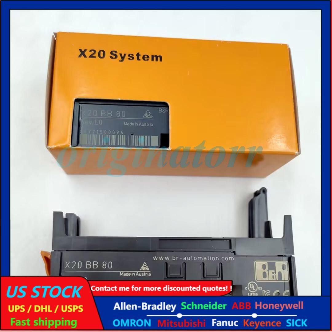 (NEW IN BOX) B&R X20BB80 X20 BB 80 Module
