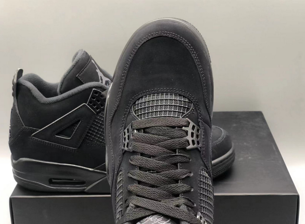 Jordan 4 "Black Cat" Men's Retro Basketball Shoes Mid Top US 7-12