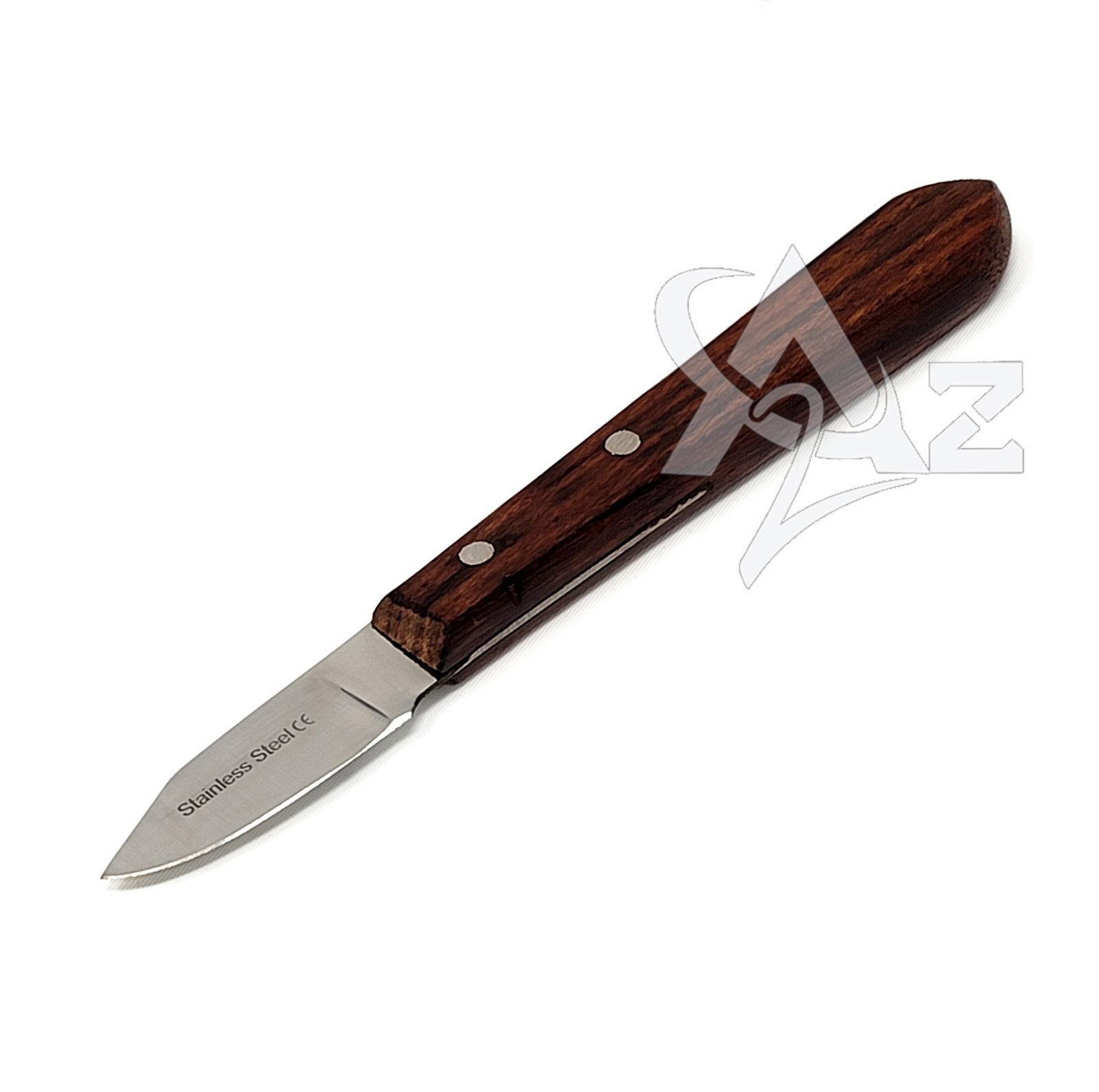 Wax Clay Carving Spatula Wood Handle for Candle Making Stainless Steel Blade 6R