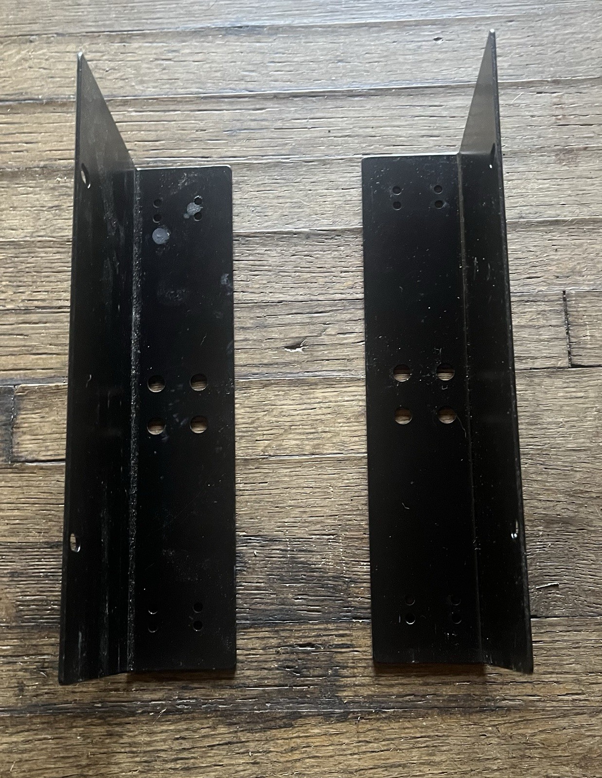 Audio Rack Rails / Adapter Brackets 9 3/4” Set of 2