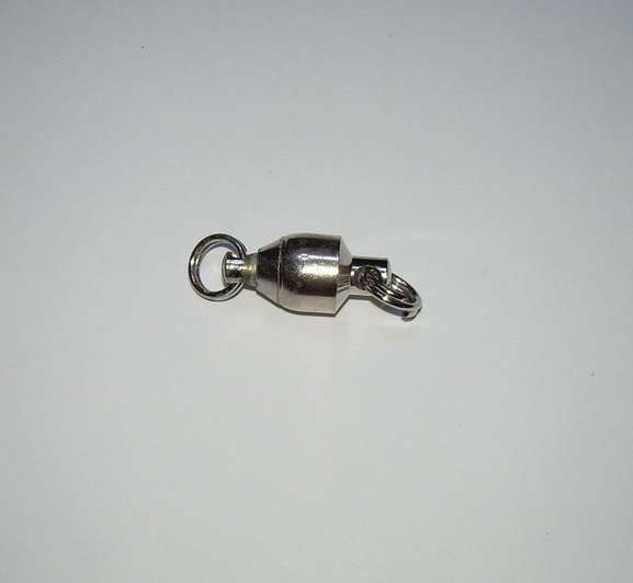 100pcs size 3# spinner bait ball bearing swivels with 2 split rings