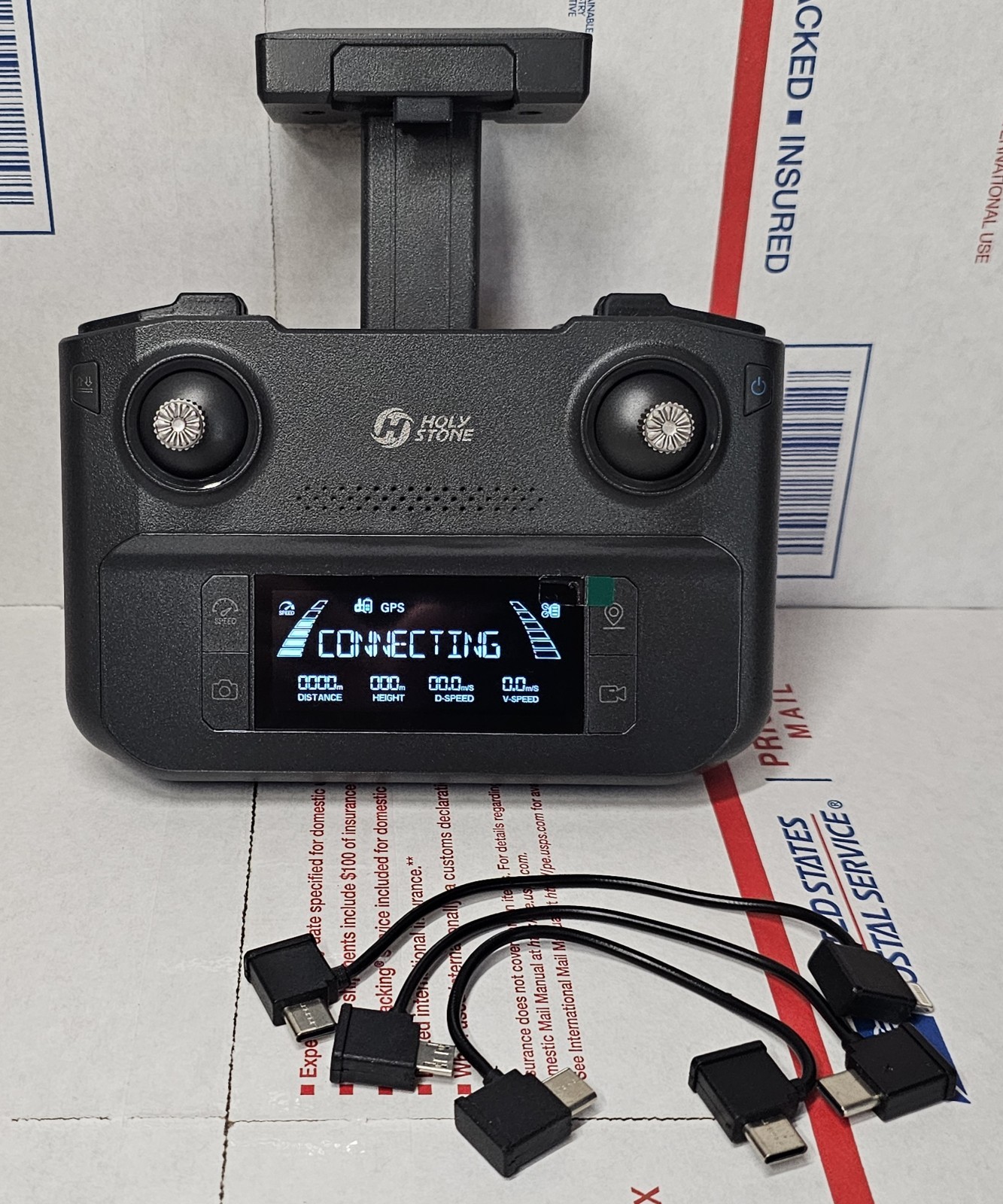 Holy Stone HS360S SPYDI GPS Drone Controller Remote  With cables
