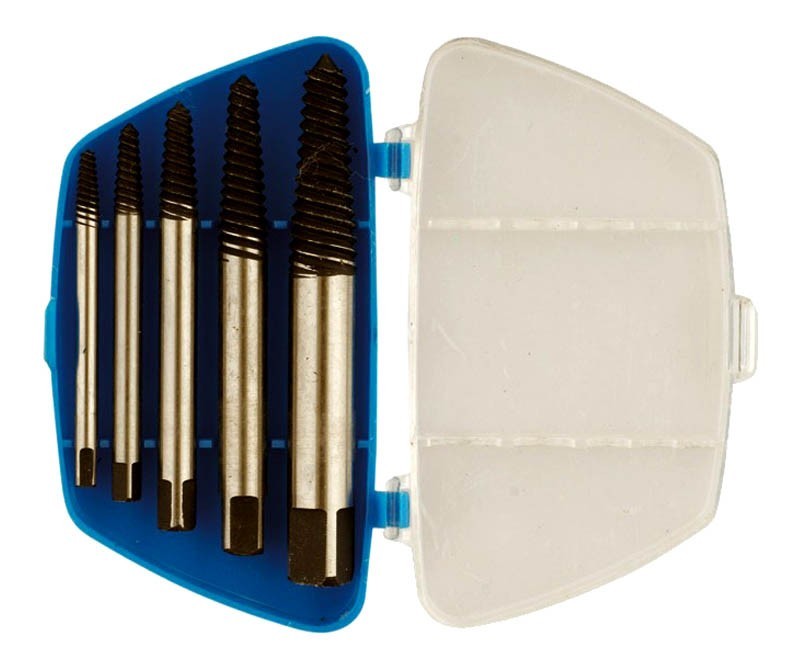 KWB Kit screw extractor 5 Piece removes rounded off & broken bolts