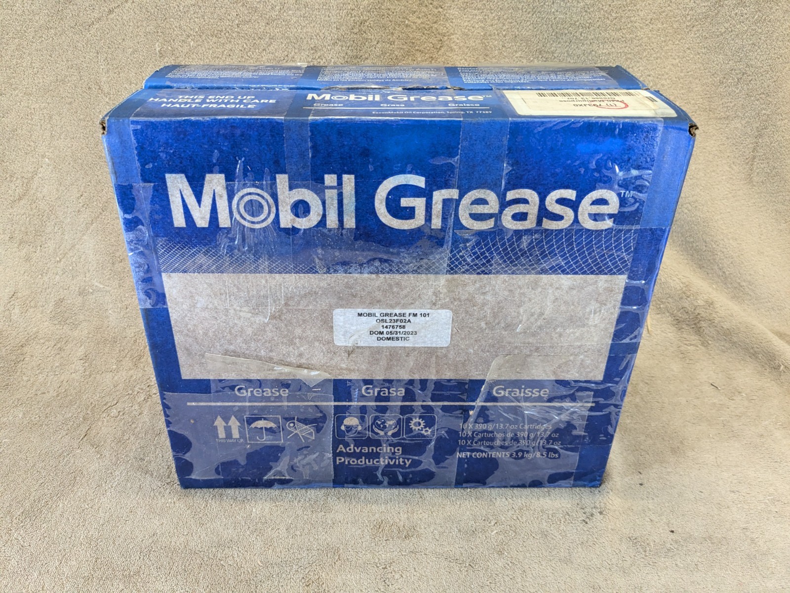 MOBIL Multipurpose Grease FM 101 13.7 oz Cartridge LOT OF 10