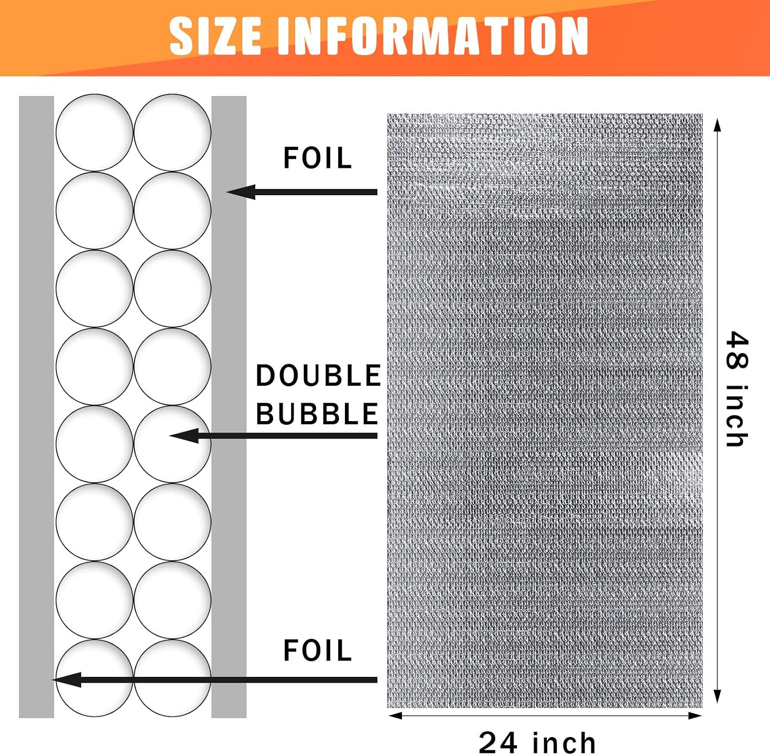 16 P Garage Door Insulation Kit Double Bubble Insulation Panels Reflective Alumi