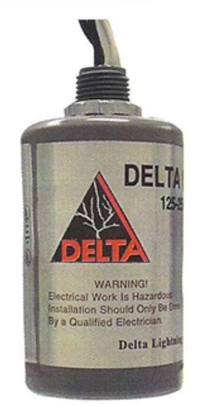 Delta LA602DC 1100VDC 3 Wire DC Lightning Arrestor Surge Protector Solar, Wind