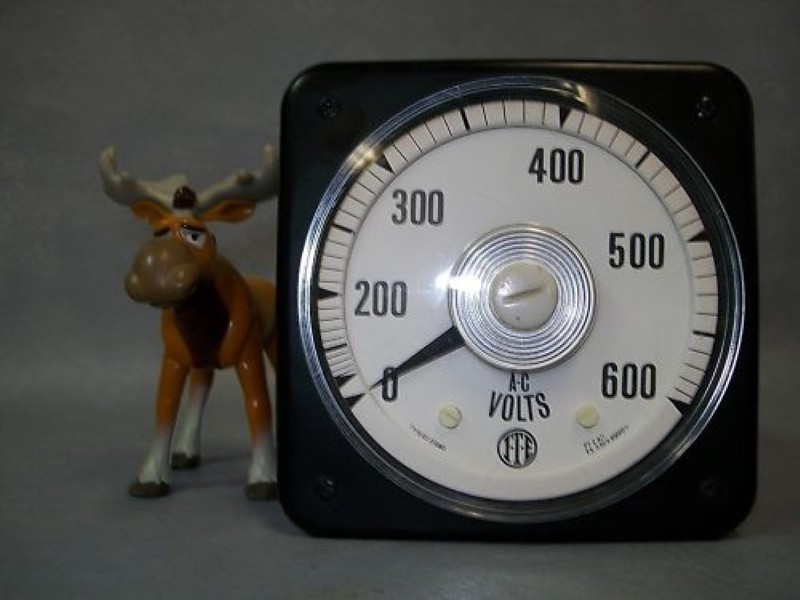 ITE AC 0-600 Ammeter 575108200