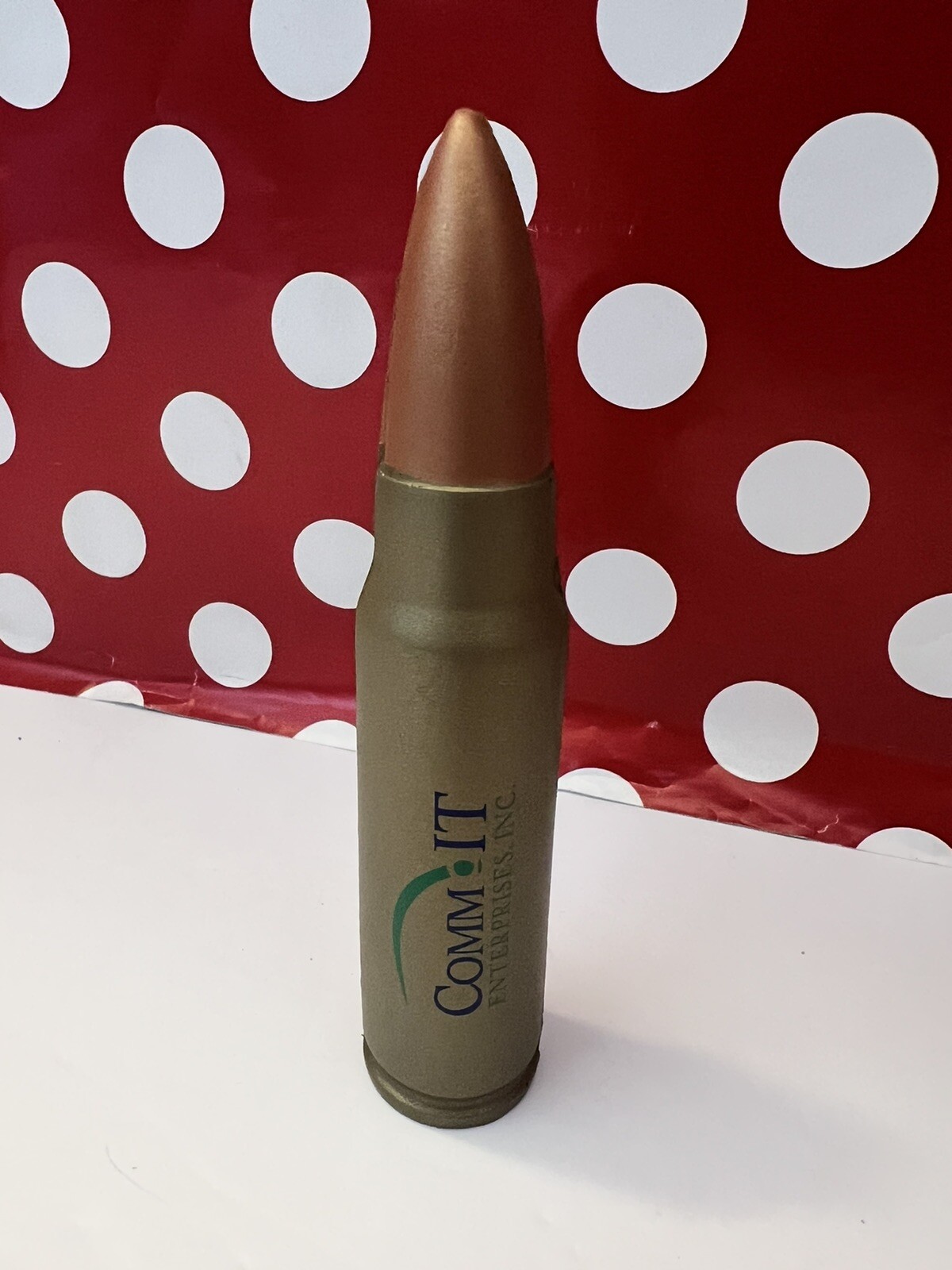New Rifle Bullet Stress Ball Reliever  Soft Foam Squeezie Comm IT Enterprises
